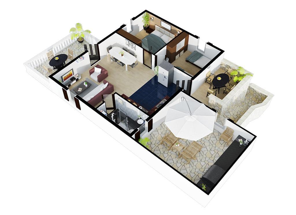 Villa More 3 Apartments A-10, A-11 And A-12 , 4-4-6 Beds Bobovisca Exterior foto